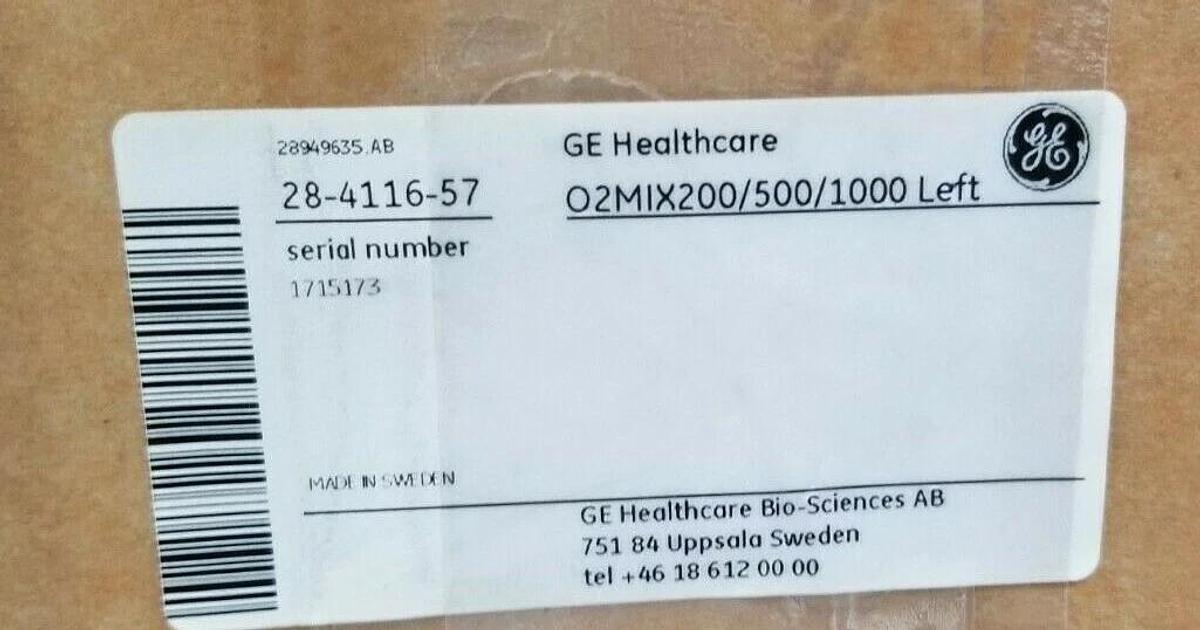 Used NIB GE HEALTHCARE O2MIX200/500/1000 LEFT O2 CONTROLLER 28422657 28-4116-57