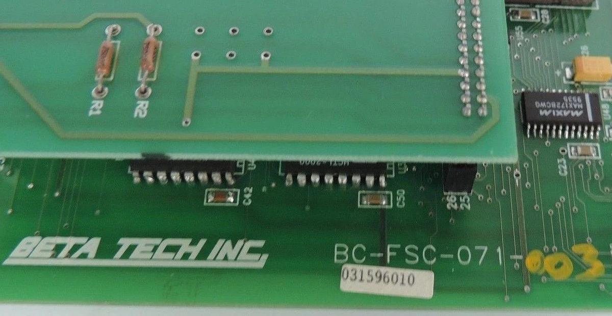 Refurbished BETA TECH BC-FSC-072-003/BC-NULL-011-001 SPINDLE CARD BCFSC072003 REPAIRED