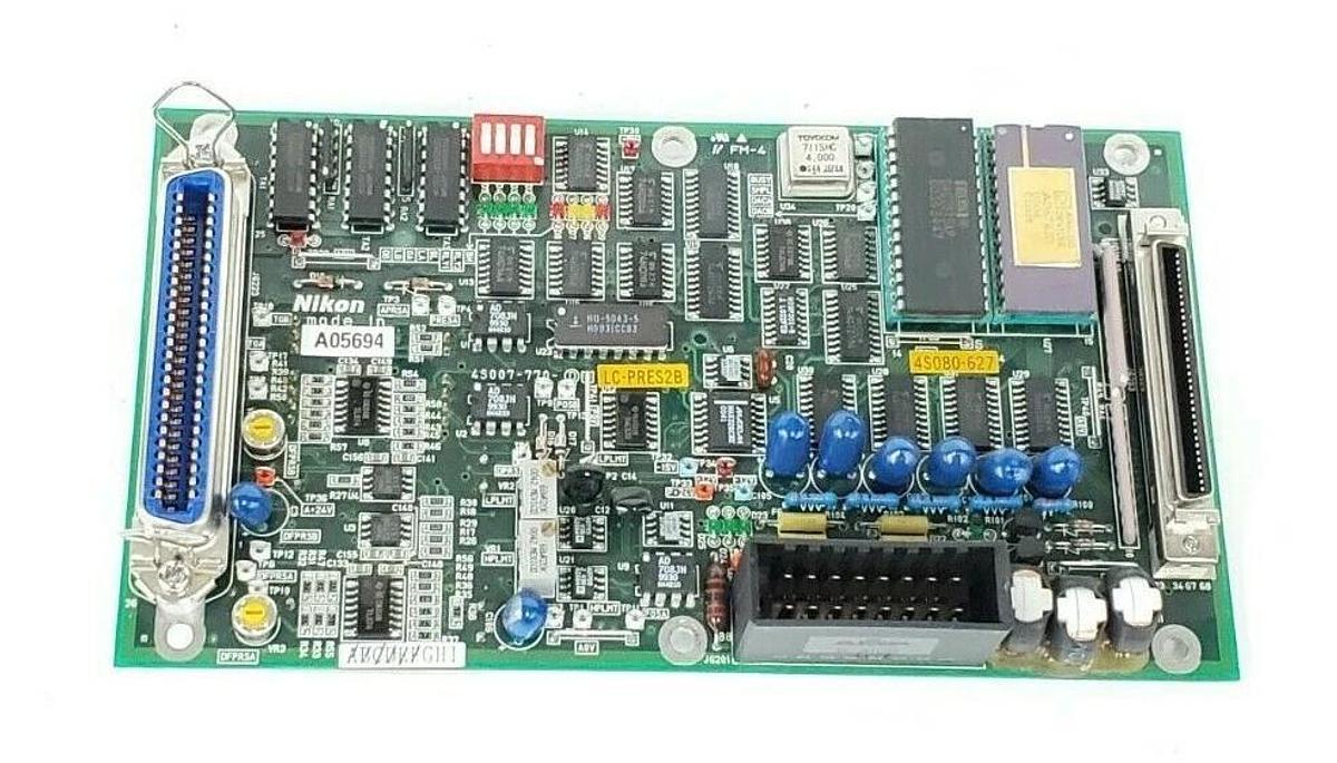 Used NIKON 4S007-770-D INTERFACE BOARD LC-PRES2B 4S080-627 4S007770D