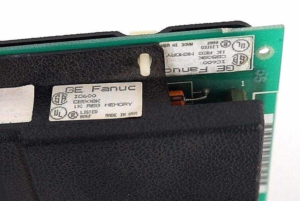 Used GE FANUC IC600CB508K, 1K REG MEMORY MODULE MIPR1B, ASM NO: 44A297026-G01