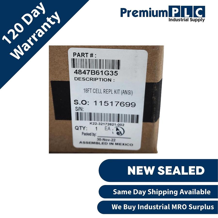 Used NEW EMERSON 4847B61G35 ROSEMOUNT CELL REPLACEMENT KIT ANSI 18' Oxymitter 4000