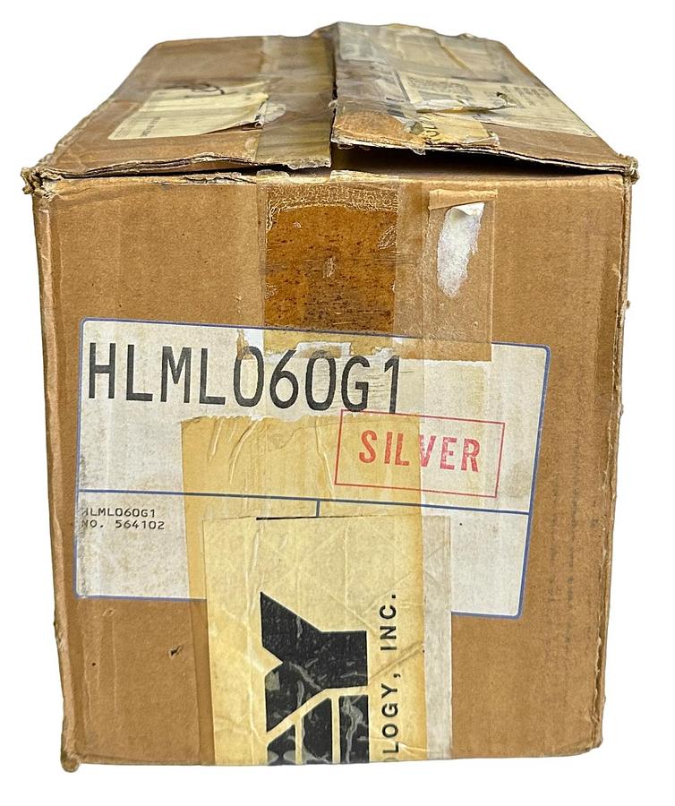 Used NEW BROTHER HLML060G1 / 564102 / 40007791 GTR GEARMOTOR SILVER 1/10HP 60:1 RATIO