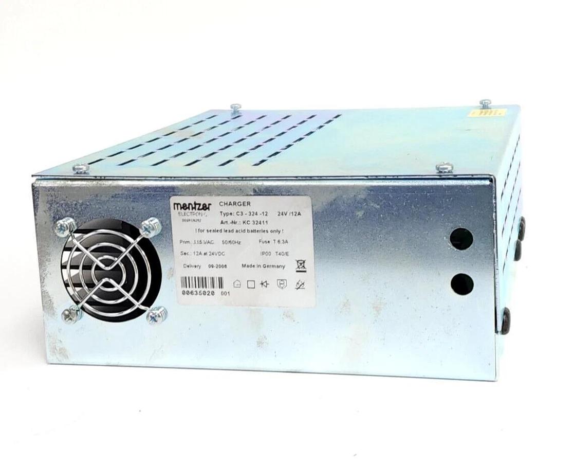 Used NEW MENTZER ELECTRONIC C3-324-12 / C332412 CHARGER 24V/12A KC 32411