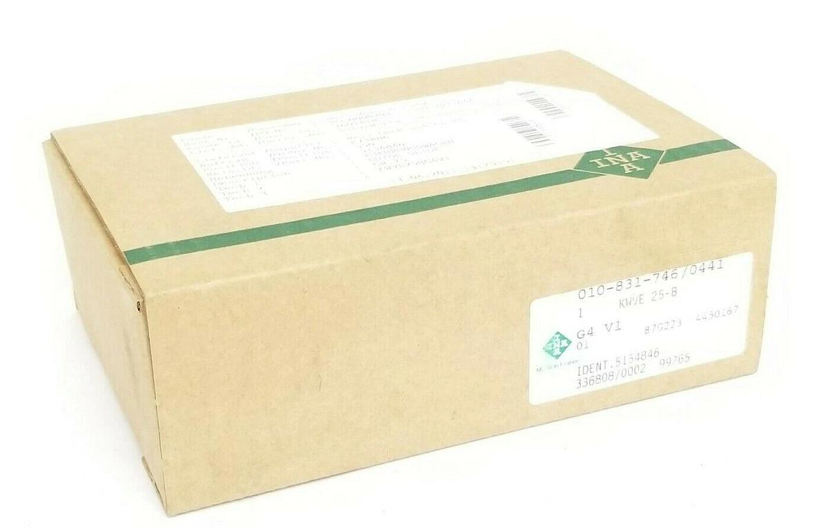 Used NIB INA KWVE25B-G4-V1 LINEAR BEARING GUIDE W/ MKVD25-B DUMMY GUIDEWAY