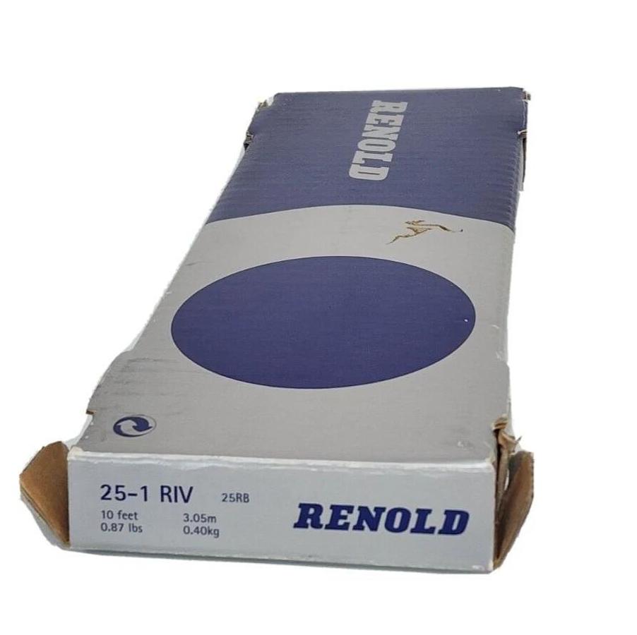 Used NIB RENOLD 25RB 25-1 RIV 10 FEET CHAIN