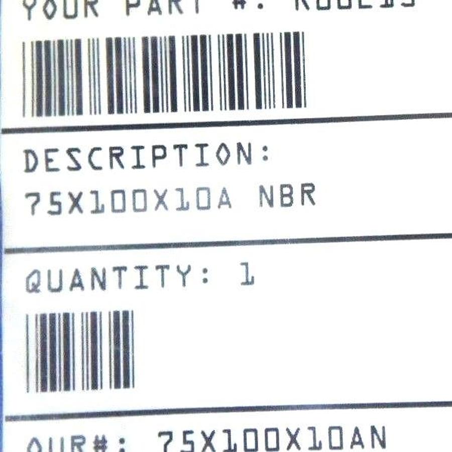 LOT OF 4 NEW ISP INTERNATIONAL 75X100X10 OIL SEALS 75X100X10A NBR