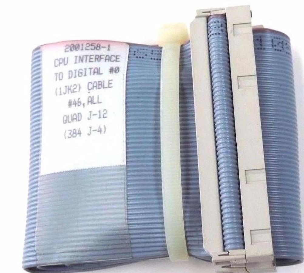 NEW 2001258-1 CPU INTERFACE TO DIGITAL #0 (1JK2) CABLE #46, ALL QUAD J-12