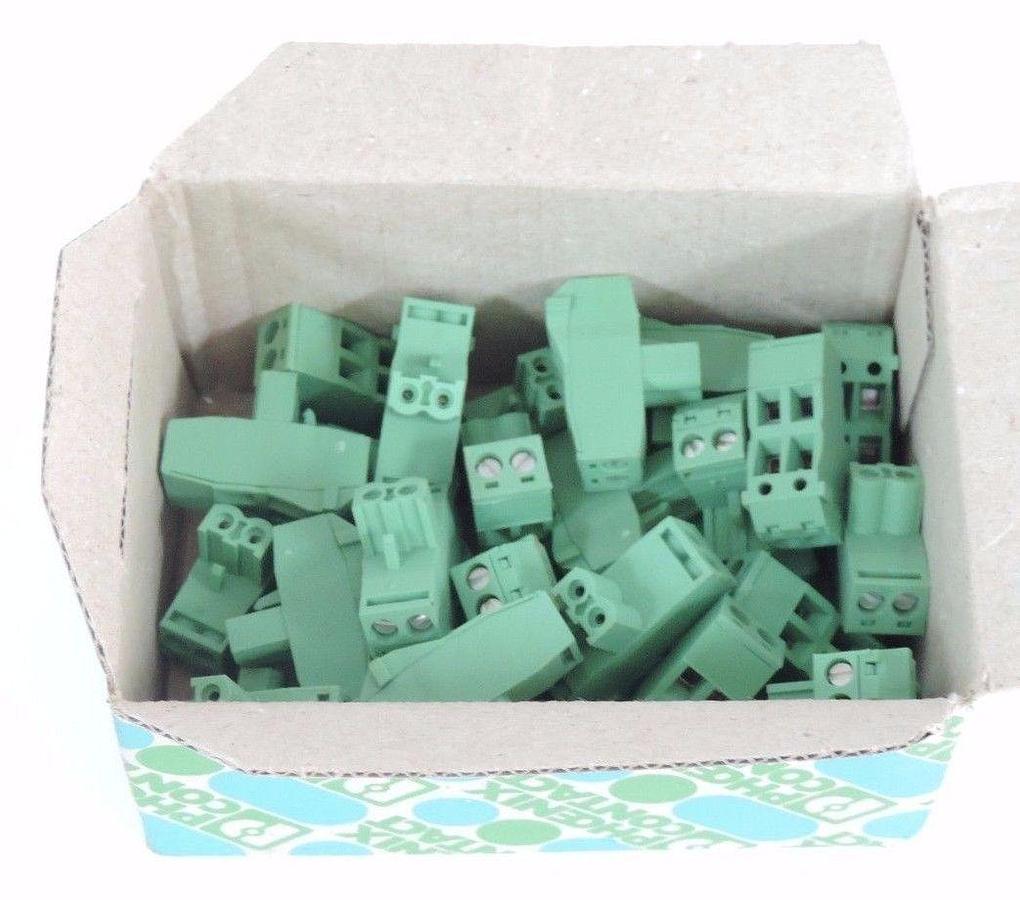 Used BOX OF 31 PHOENIX CONTACT TMSTBP 2.5/ 2-ST-5.08 PLUG COMPONENTS TMSTBP252ST508