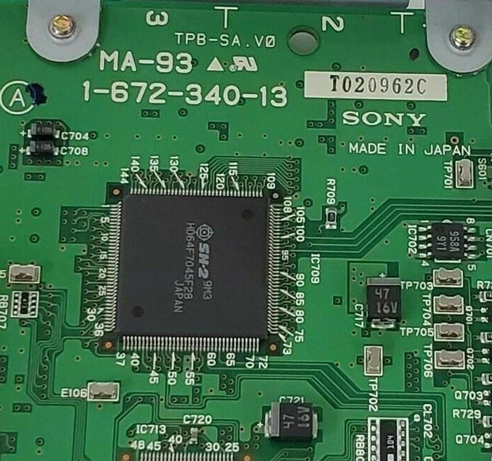Used SONY MA-93 1-672-340-13 A-8320-896-A MOUNTED CIRCUIT BOARD W/ WM-10 1-672-344-11