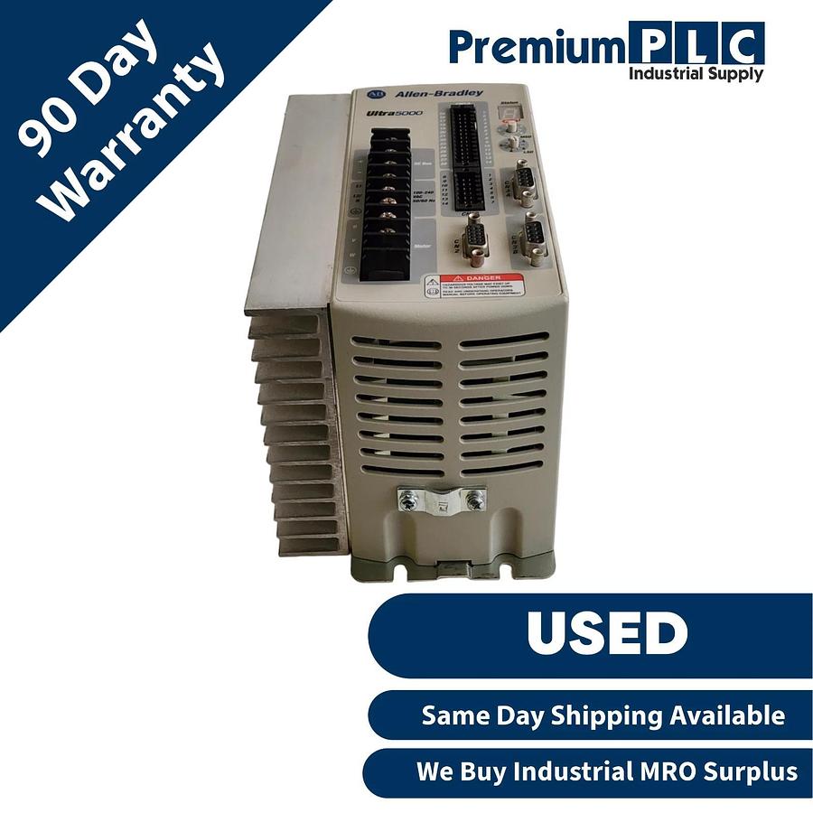 Used ALLEN BRADLEY 2098-IPD-010 /B Ultra 5000 SERVO DRIVE 1kW F/W V1.10 P/N 9111-0063