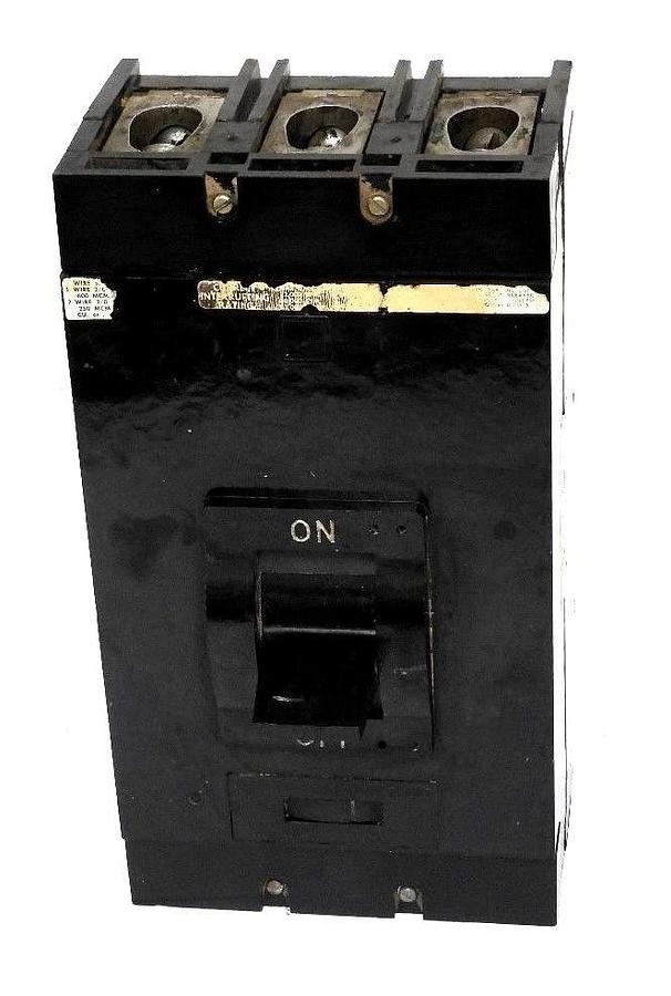 Refurbished REPAIRED SQUARE D 400AMP CIRCUIT BREAKER WITH MAGNETIC TRIP MISSING PART NUMBER
