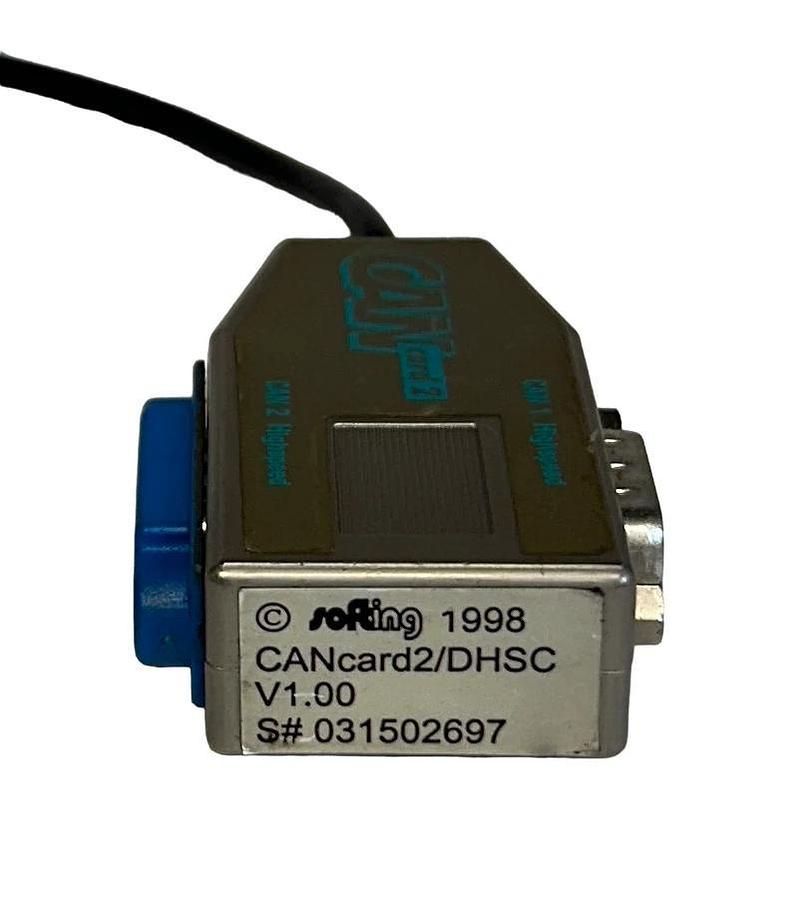 Used SOFTING CANcard2/DHSC CANcard2 DUAL CAN HIGH SPEED BUS ADAPTER CABLE USNP