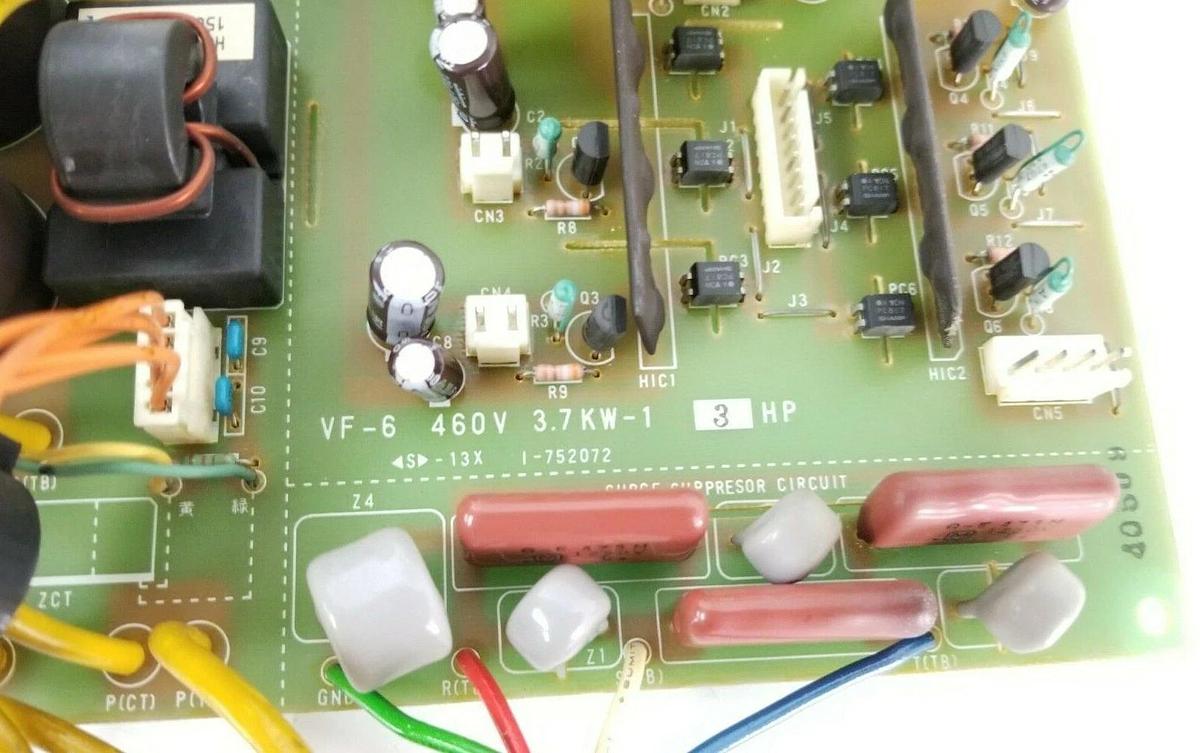 Used ALLEN BRADLEY 1-752072 POWER SUPPLY BOARD VF-6 460V 3.7KW-1 3HP