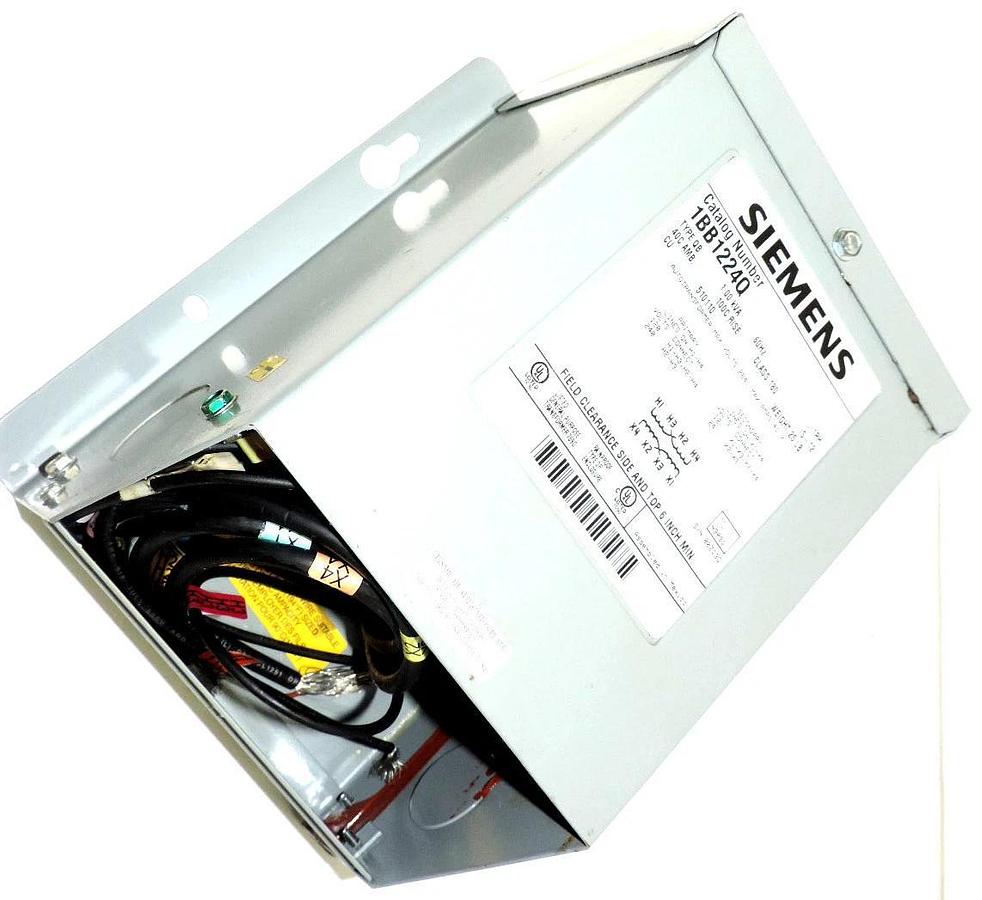 Used SIEMENS 1BB1224Q BUCK-BOOST TRANSFORMER TYPE: QB, 1.00 KVA, 60HZ, 1PH
