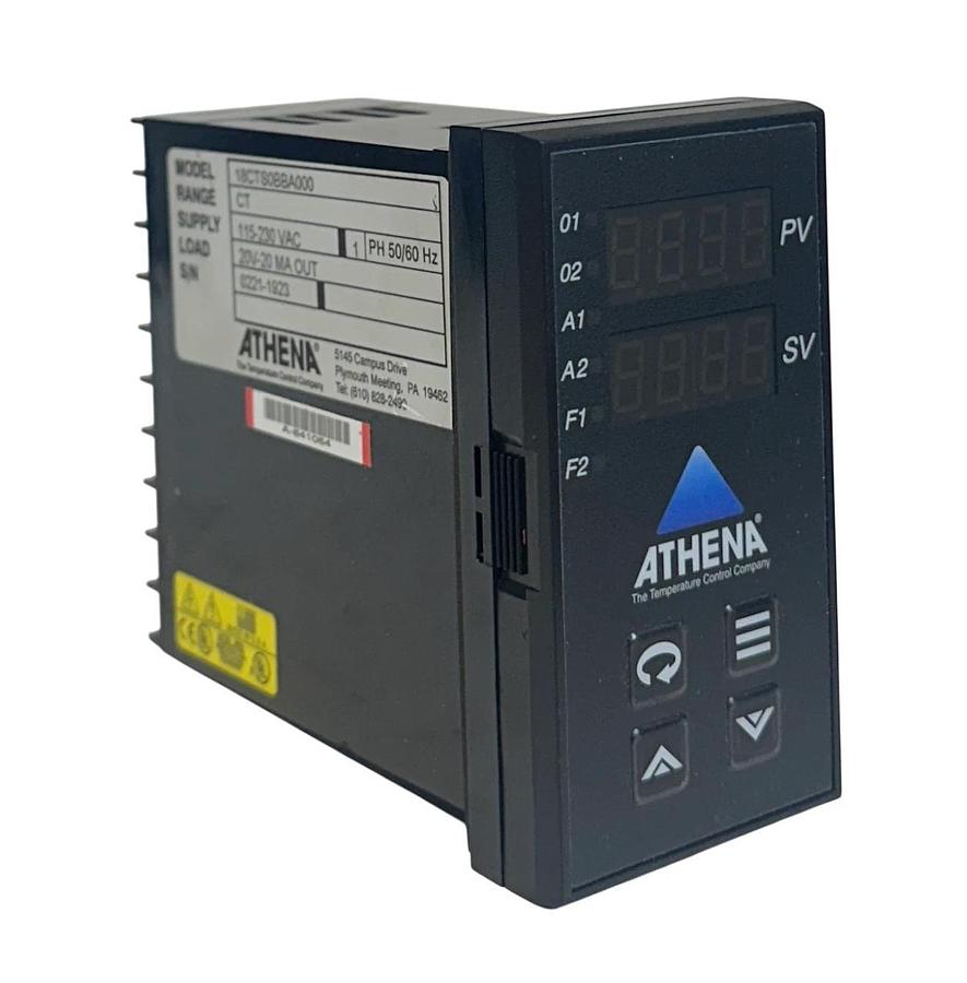 Refurbished ATHENA 18CTS0BBA000 TEMPERATURE CONTROLLER 1PH 115-230VAC 50/60Hz REPAIRED