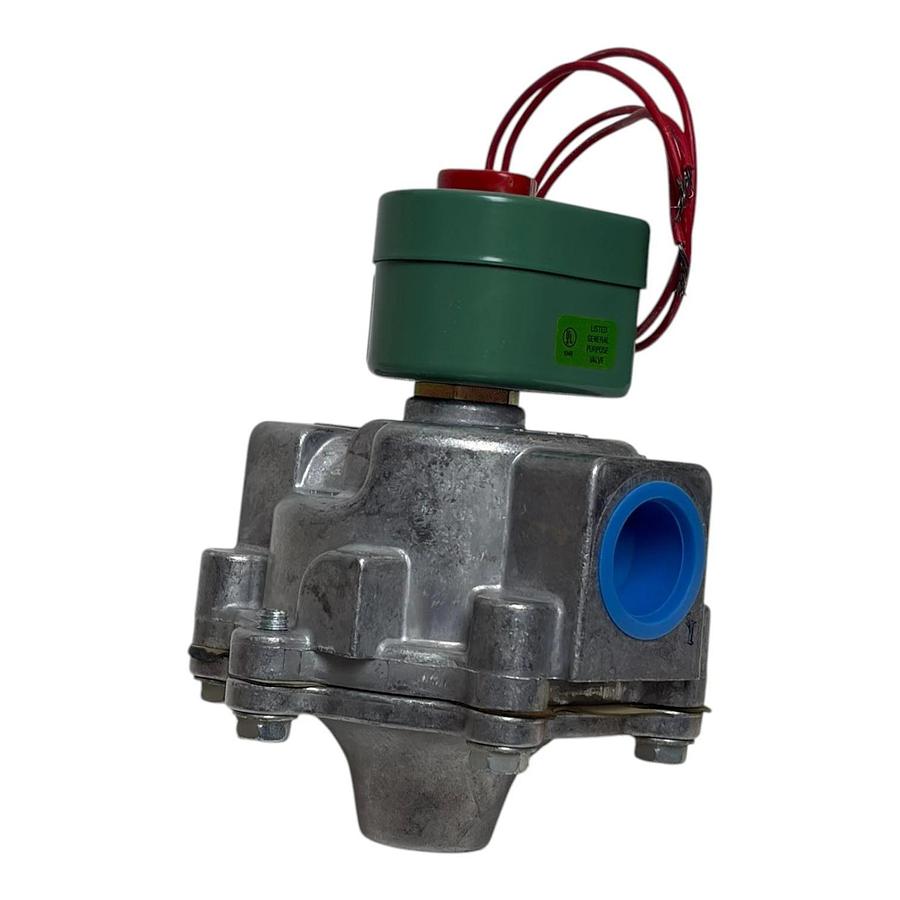ASCO RedHat 8215C53 2-Way Normally Open 1-1/4" NPT Gas Solenoid Valve 120VAC