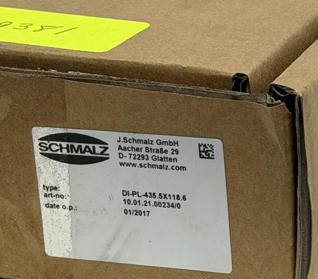 NIB SCHMALZ DI-PL-435.5X118.6 SEAL ART-NO: 10.01.21.00234/0