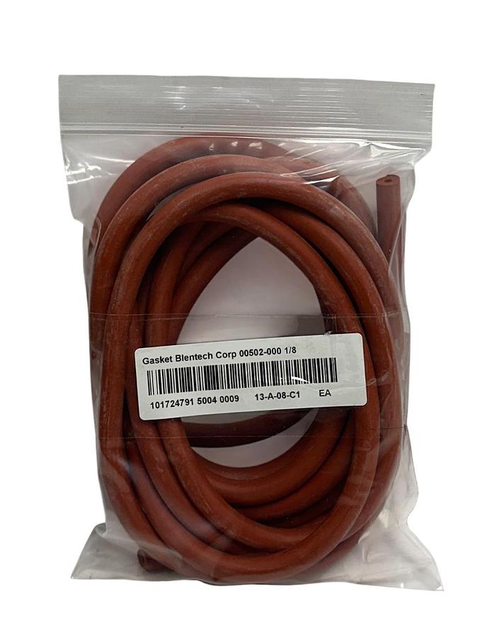 Used BLENTECH CORP 00502-000 / 00502000 OEM RED SILICONE GASKET 1/8'' NSNP