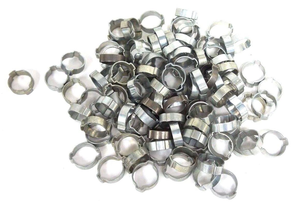 NEW OETIKER 2-EAR HOSE CLAMPS 1" 23/27 - LOT OF 102