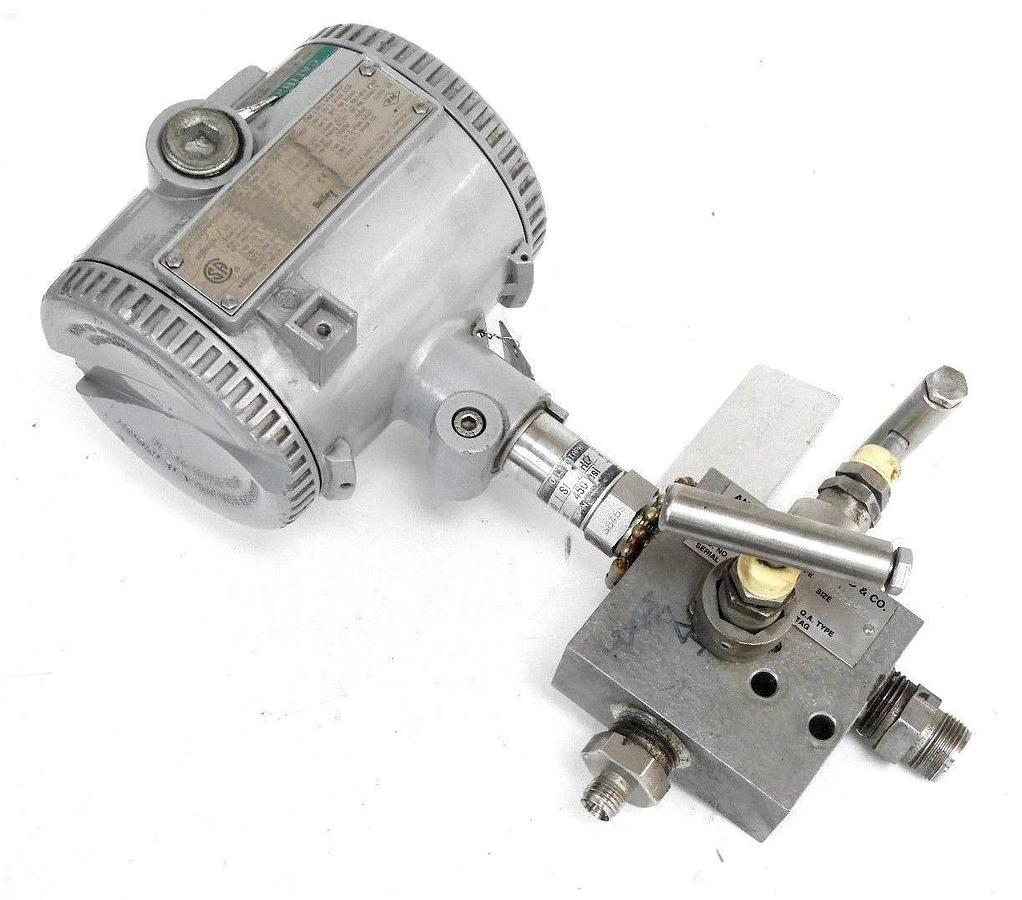 Used BAILEY PTSPGG1100B210B DIFFERENTIAL PRESSURE TRANSMITTER ASSEMBLY