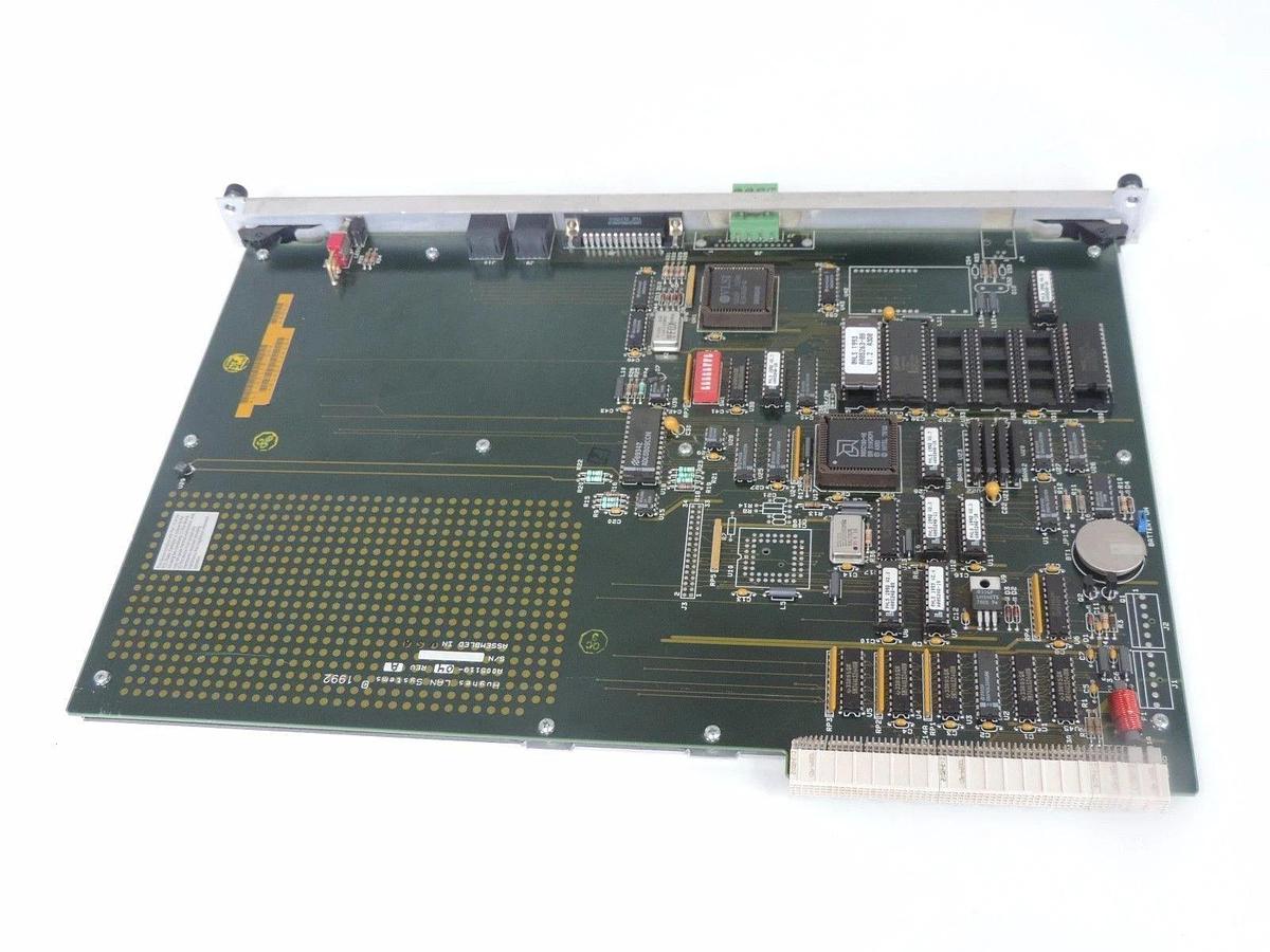 Used HUGHES LAN SYSTEMS A005119-04 REV. A HUB MANAGEMENT BOARD A00511904 MODEL 100
