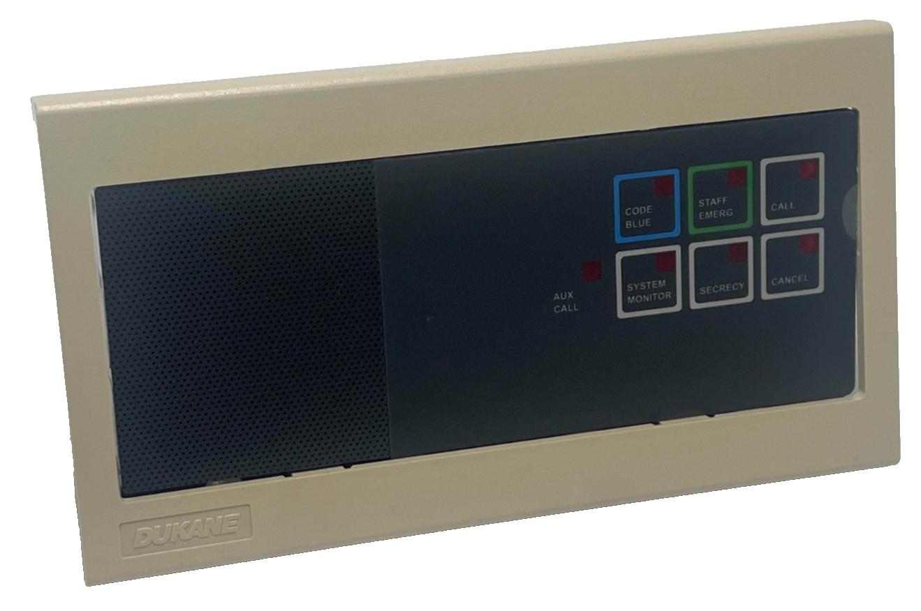 Used DUKANE 4A2382A ProCare 2000 Patient Station Single Bed Nurse Call Station, NSNP