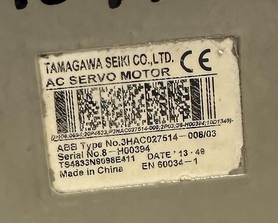 Used TAMAGAWA SEIKI ABB 3HAC027514-008/03 / 3HAC02751400803 ROBOTICS SERVO MOTOR USNP