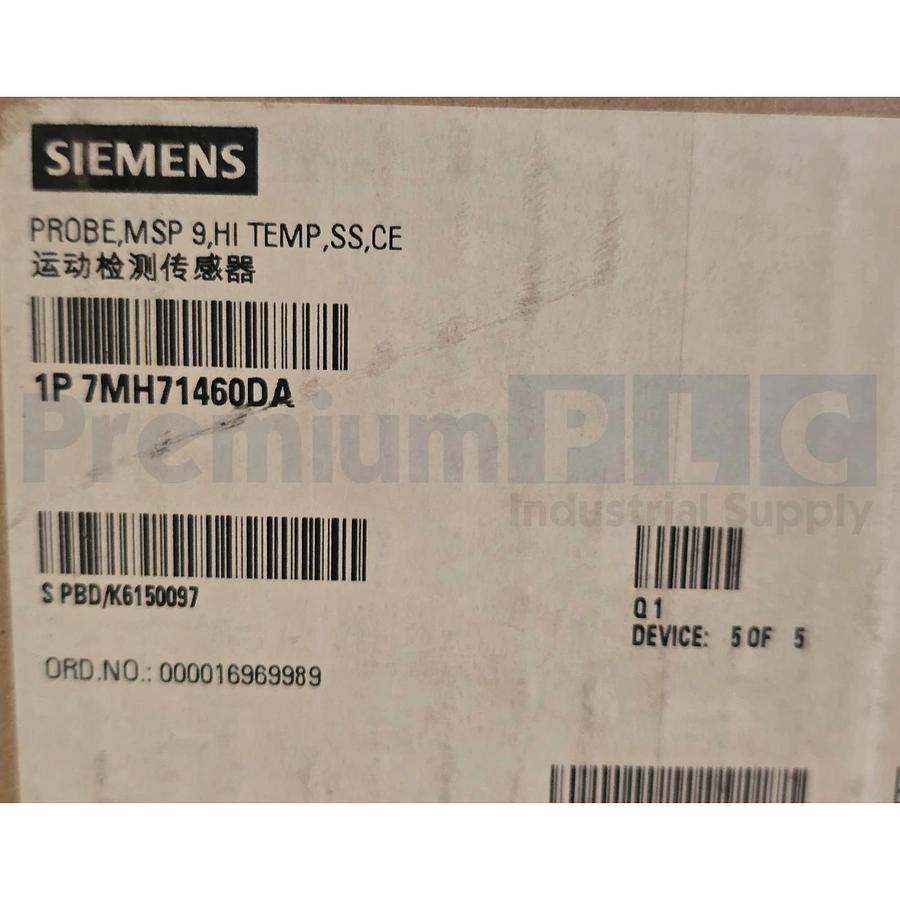 SIEMENS 7MH7146-0DA / 7MH71460DA PROBE MSP 9 HI-TEMP SS CE MOTION SENSING NSMP