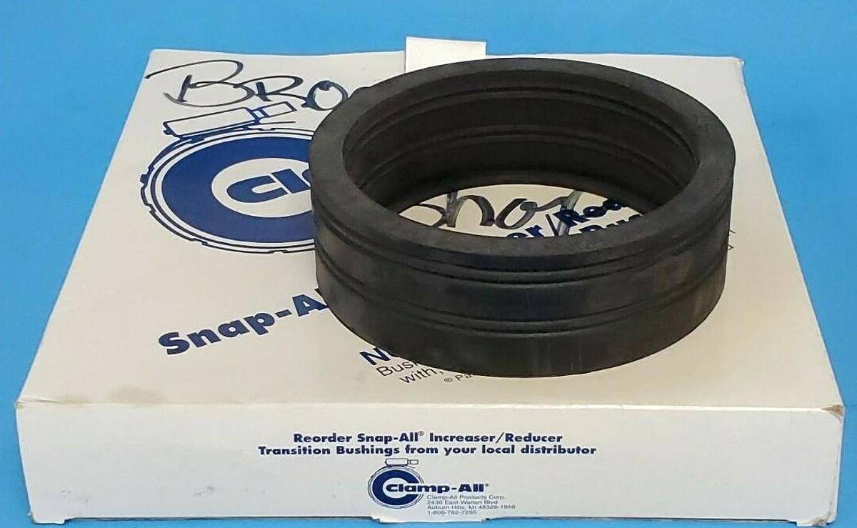 Used NIB CLAMP-ALL 2006S SNAP-ALL INCREASER/REDUCER TRANSITION BUSHING