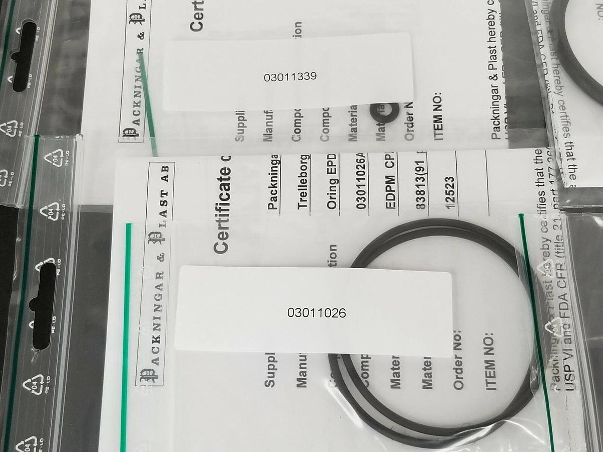 Used NEW GE HEALTHCARE 28-4022-15 O-RING KIT BT 6mm & 3/8'' EPDM EBL 28402215 AC