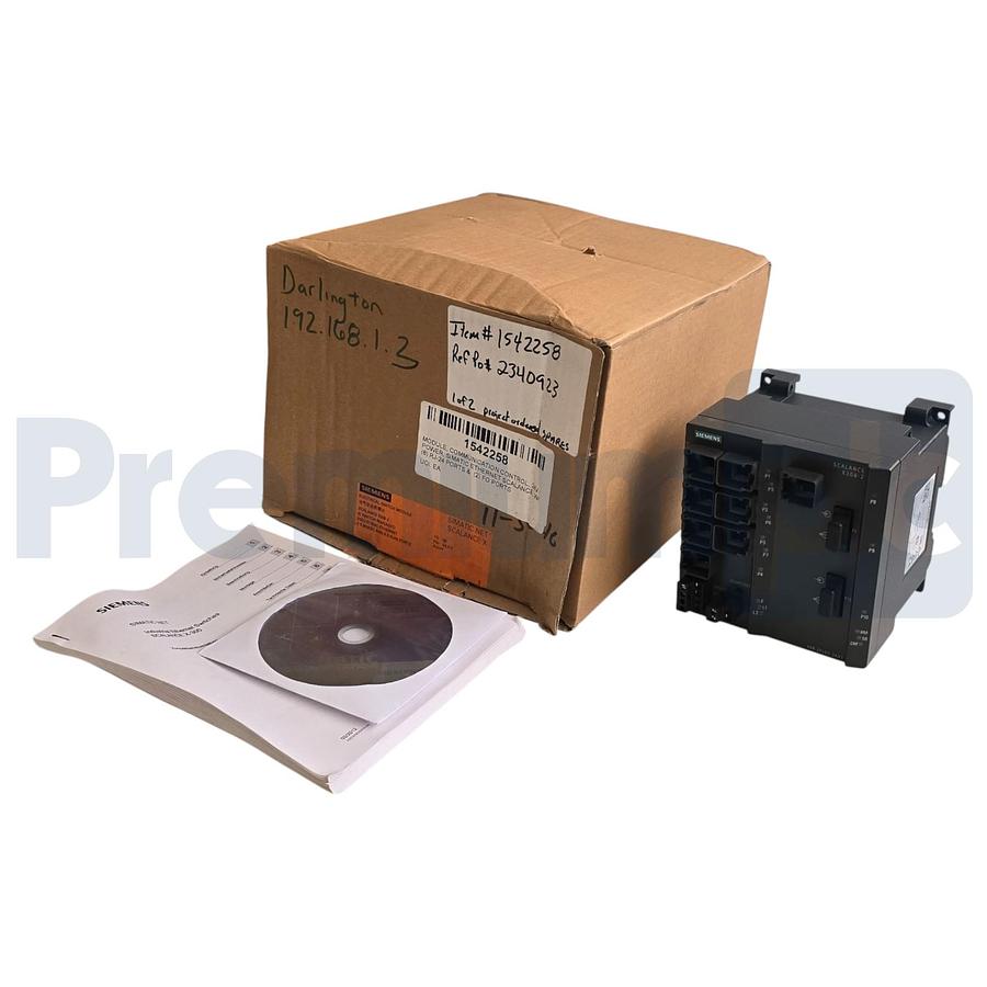 Used Siemens 6GK5308-2FL00-2AA3 SCALANCE X308-2 Managed IE Switch 10-Port 1GB MM NSMP