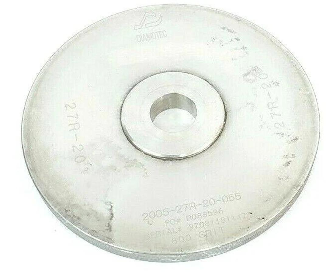Used DIAMOTEC 2005-27R-20-055 WHEEL 27 11941B R089596 27R-20 800 GRIT
