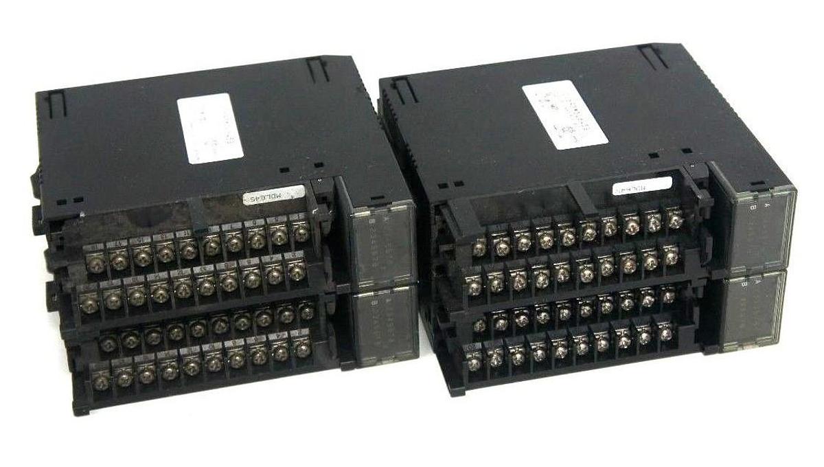 Used LOT OF 4 GE FANUC IC693MDL645B 16 PT INPUT MODULES 24VDC POS/NEG LOGIC W/O DOORS