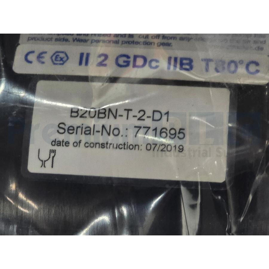 Almatec B20BN-T-2-D1 BIOCOR B20 Sanitary Double Diaphragm Pump 1" TC 316L NSMP