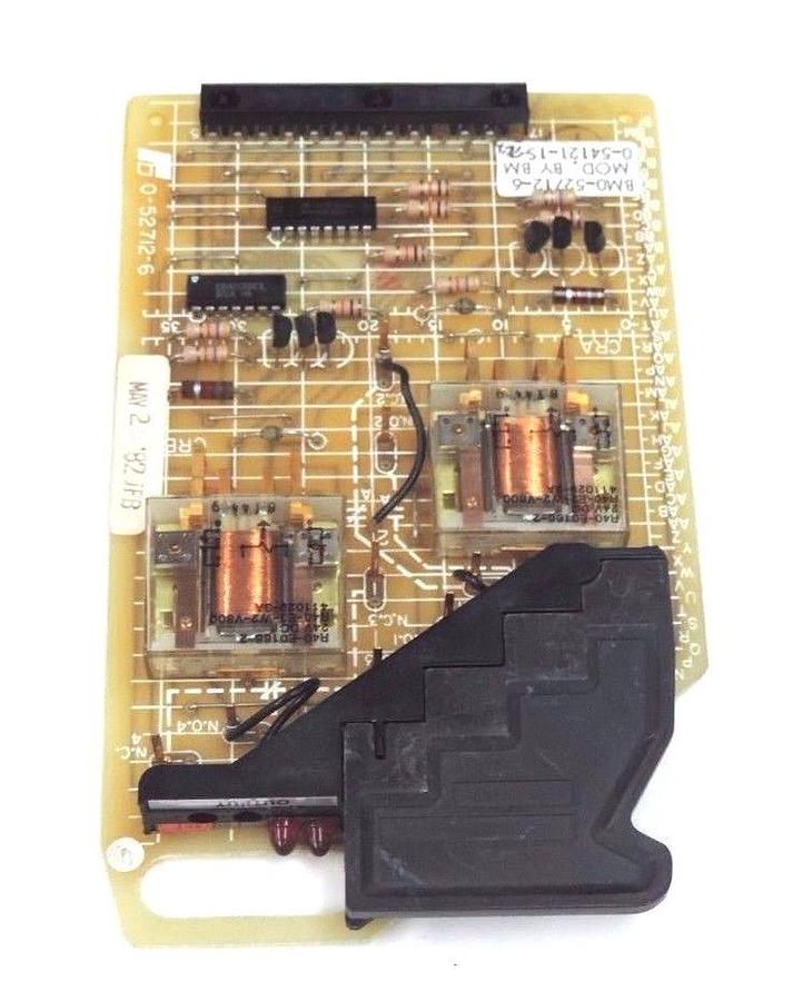 Used NEW RELIANCE ELECTRIC 0-52712-6 OUTPUT CARD 801414-26A, 0-54121-1S-762, 0527126