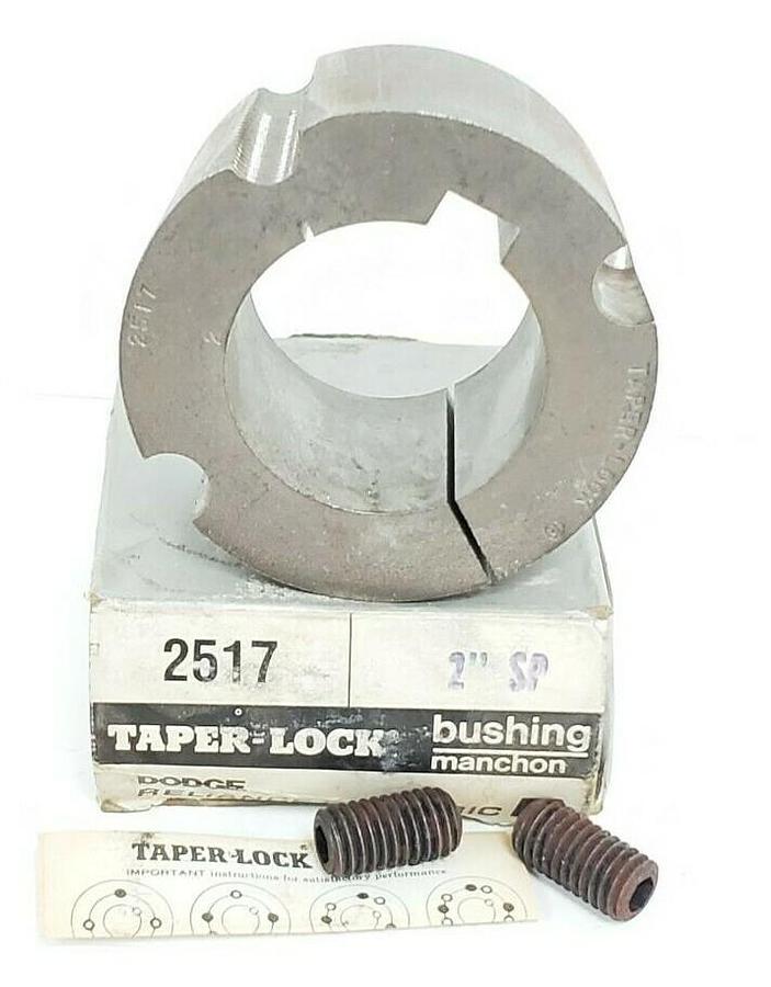 Used NIB DODGE RELIANCE ELECTRIC 2517 TAPER LOCK BUSHING 2" SP