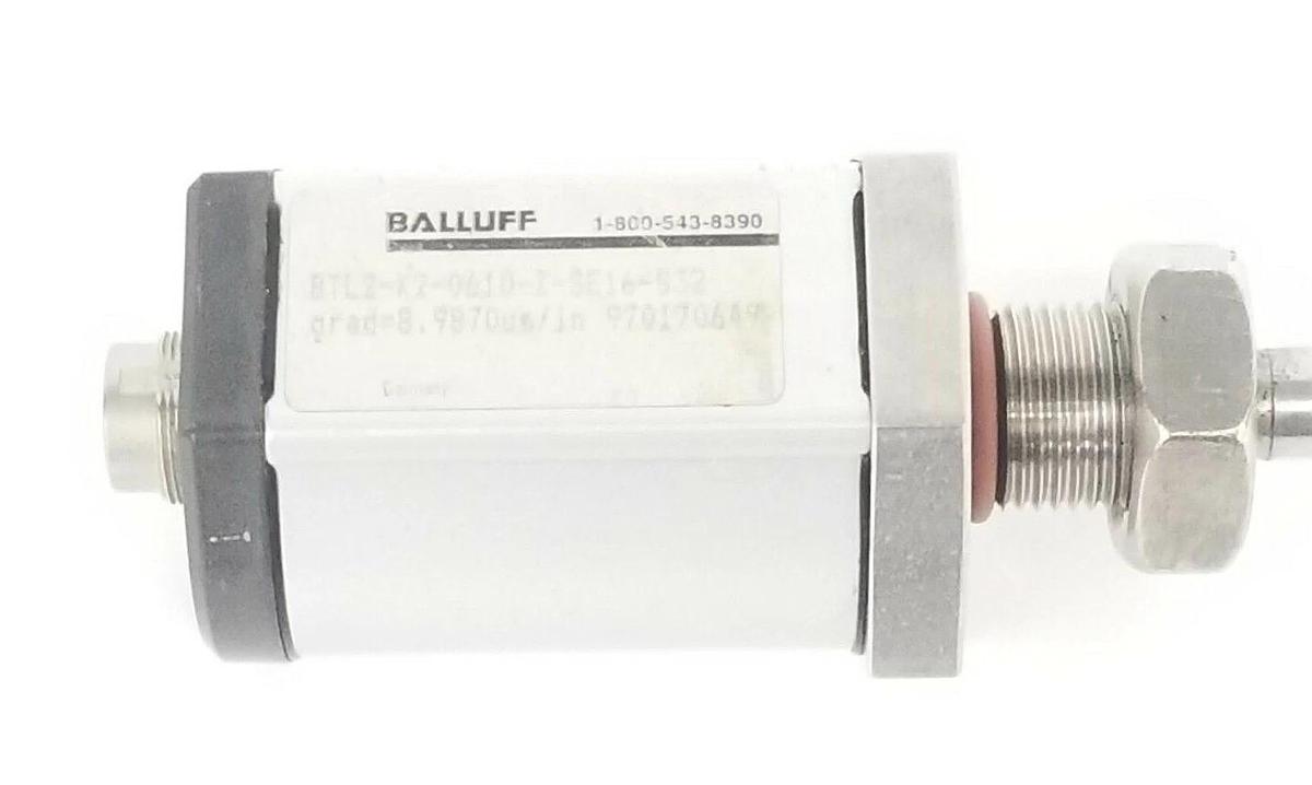 Used BALLUFF BTL2-K2-0610-Z-SE16-S32 TRANSDUCER GRAD=9.0089us/in 28'' IN. ROD 31-1/2"