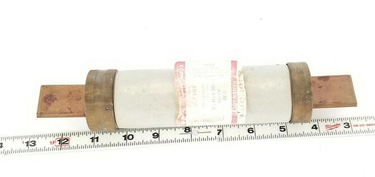Used ECONOMY ERS200 FUSE 200 AMPS 600V, ERS 200