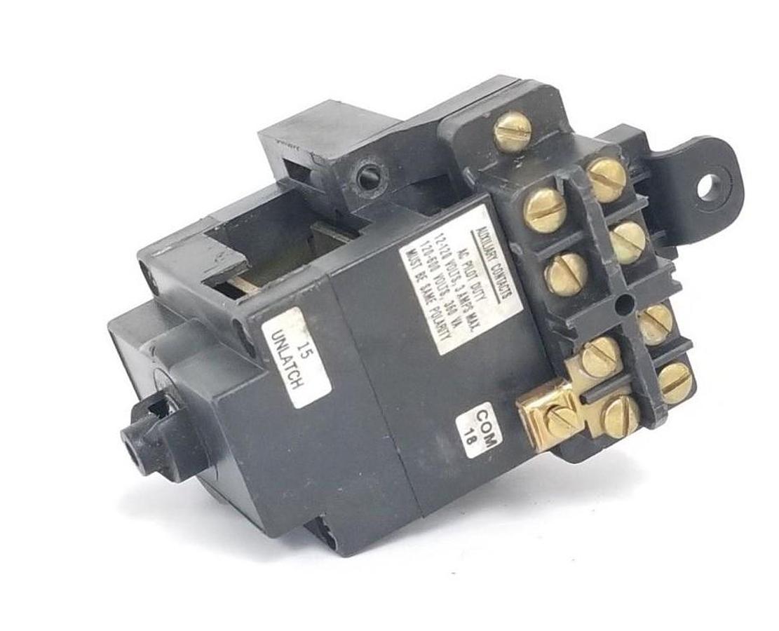 Used SQUARE D 9007-CO3 SNAP SWITCH SER. A W/ AUXILIARY CONTACT MOUNT BLOCK