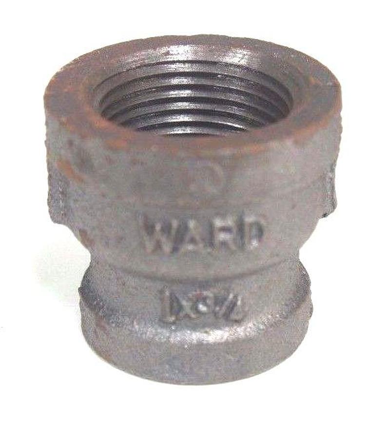 Used LOT OF 11 NEW WARD 1X3/4 BLK MI CPLG 1" X 3/4" BLACK PIPE REDUCER COUPLINGS