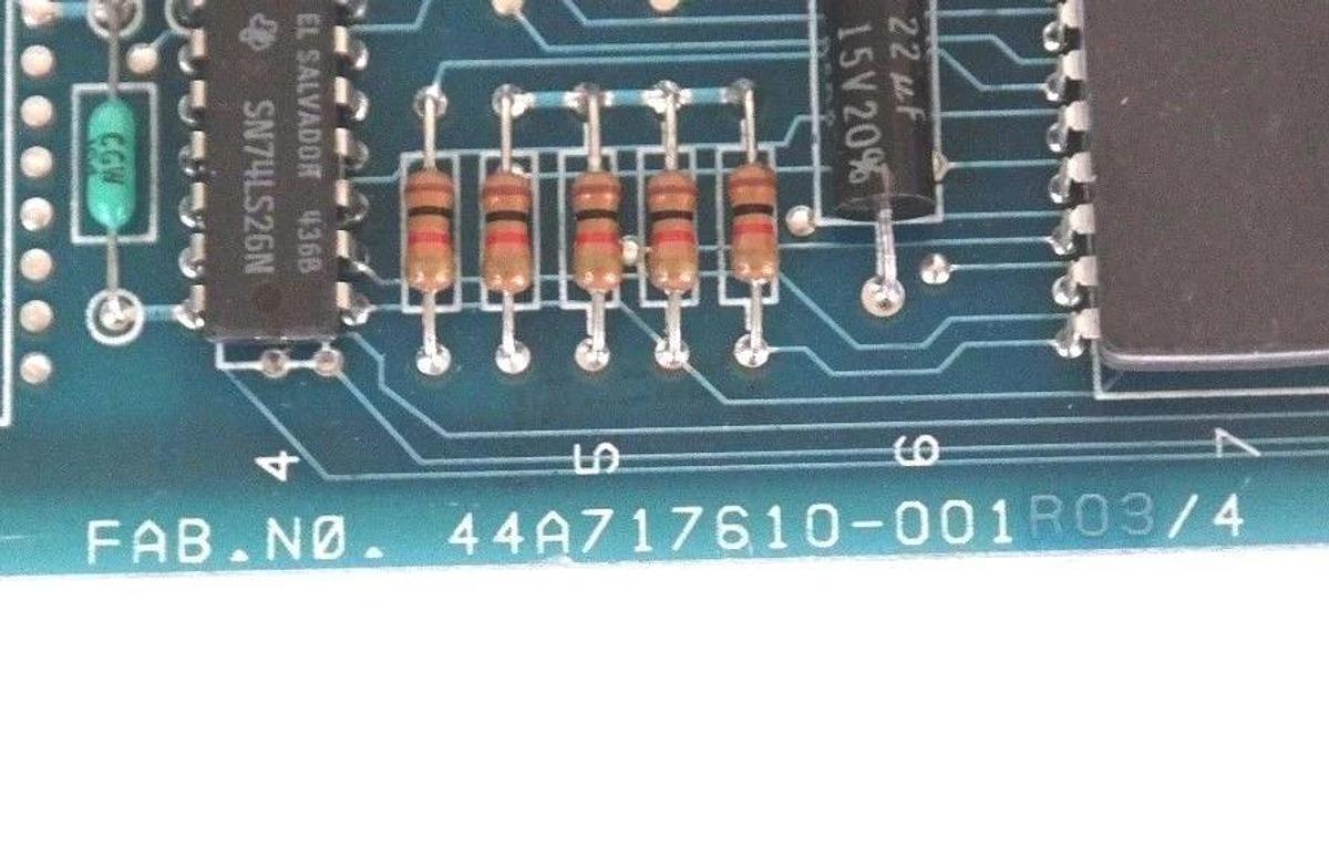 Used GE IC600CB502D CONTROL MODULE ASM. NO. 44A297094-G01 FAB NO. 44A717610-001 R03/4