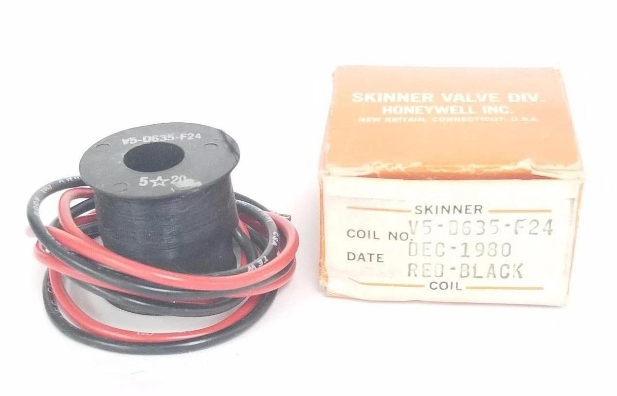 Used NIB SKINNER V5-D635-F24 SOLENOID COIL V5D635F24