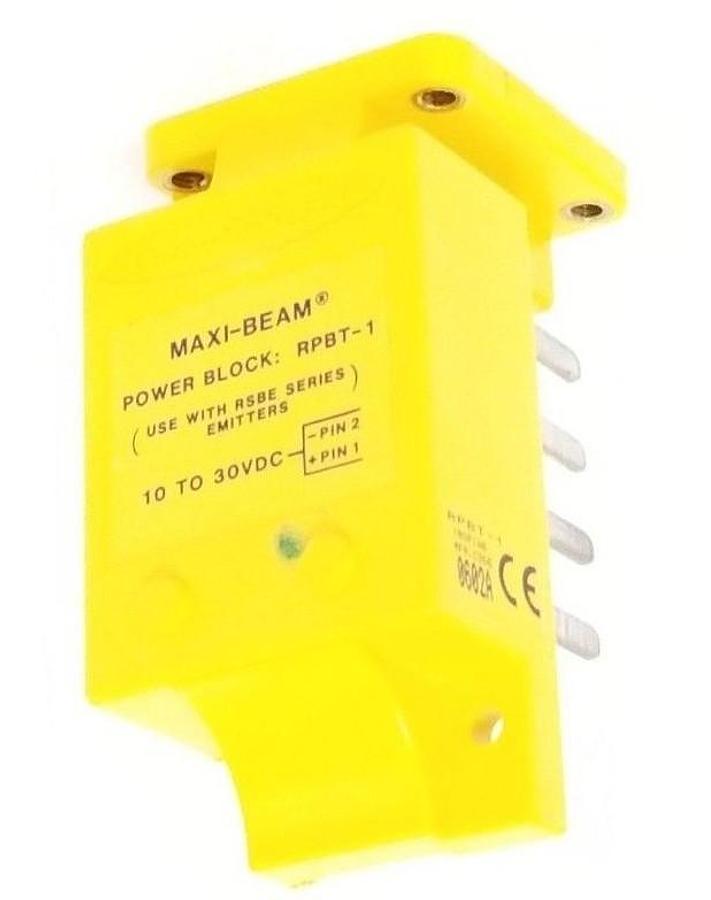 Used BANNER RPBT-1 POWER BLOCK MAXI-BEAM RPBT1, 10 TO 30 VDC