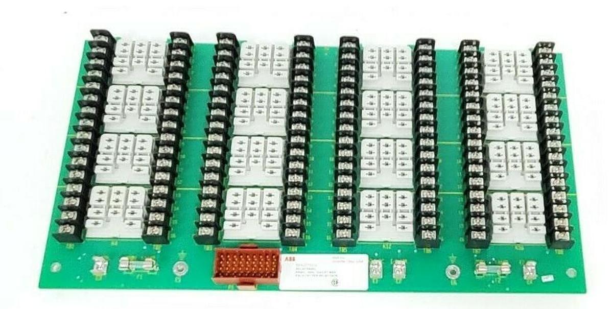 Used ABB 6642016D2 RELAY PANEL 300V, 10A/CKT MAX