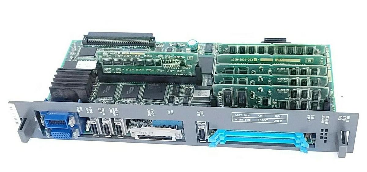 Used FANUC A16B-3200-0400/06D MAIN CPU BOARD A16B-3200-0400 W/ DAUGHTER BOARDS