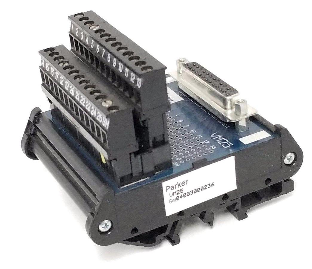 Used PARKER VM25 I/O BREAKOUT MODULE 25PIN
