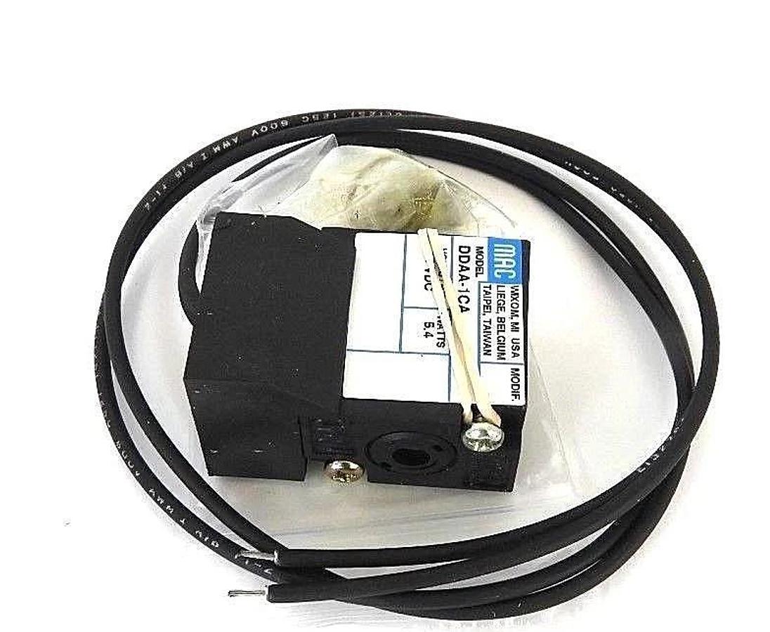 Used NIB MAC DDAA-1CA SOLENOID VALVE 24 VDC, 5.4 WATTS