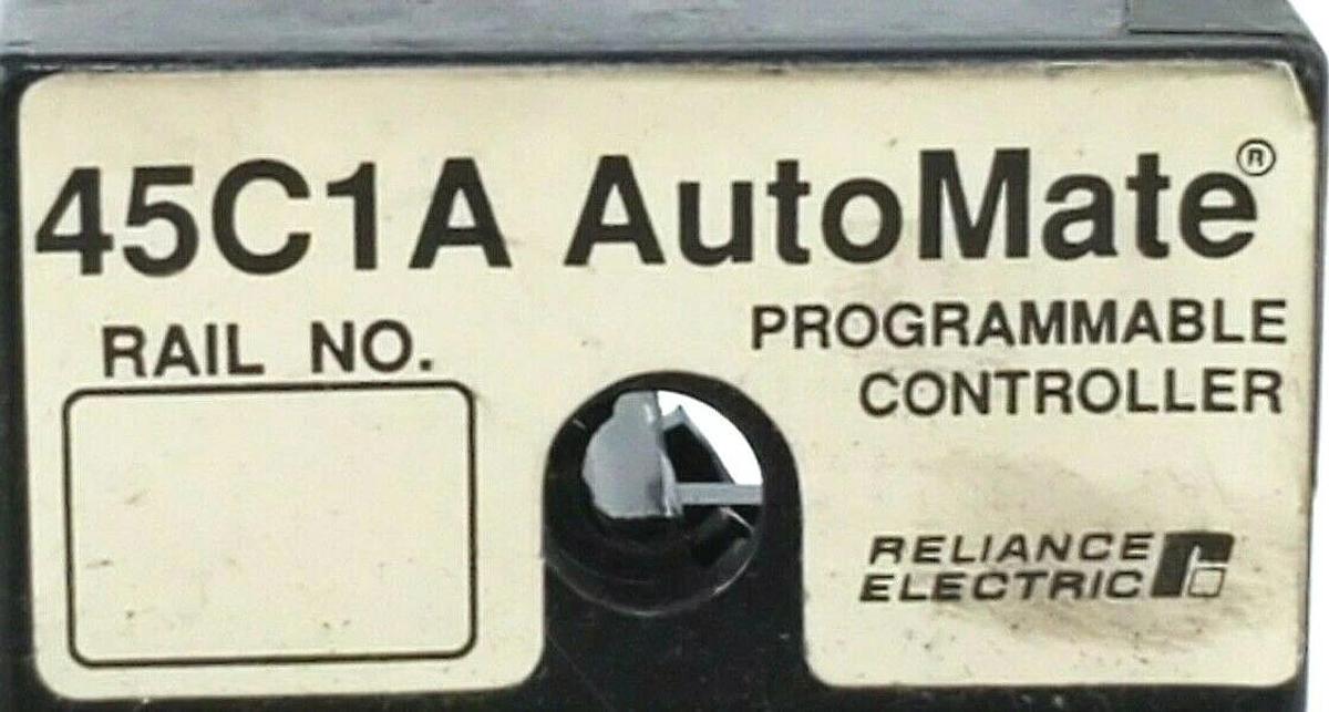 Used LOT OF 3 RELIANCE ELECTRIC 45C1A AUTOMATE I/O RAILS 802802-2 15097 10A 250V