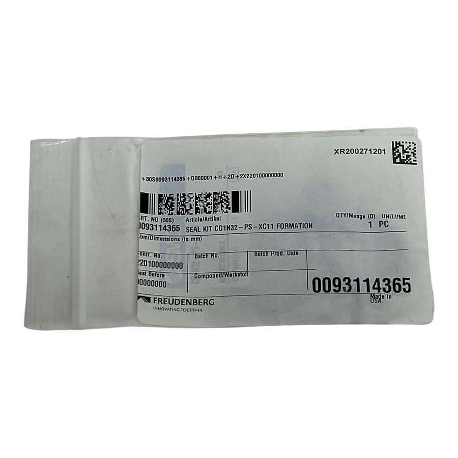 Freudenberg 0093114365 Seal Kit CG1N32-PS-XC11 SMC Cylinder New