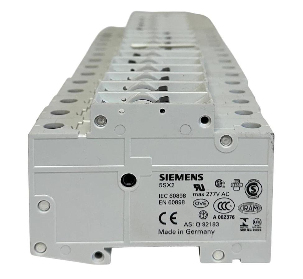 Used 15 SIEMENS 5SX21-C3 / 5SX21 / 5SX2 MINI CIRCUIT BREAKERS 230/400V 1-POLE USNP